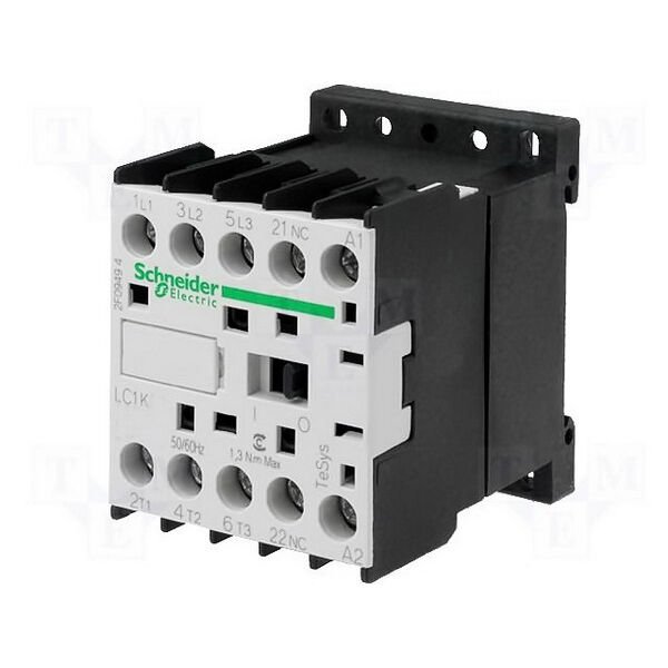 LC1K0901M7 9A (4 KW) 220VAC Bobinli 1NC Kontaklı Mini Kontaktör SCHNEIDER