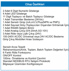 FC771-00/00/1100 DEBİ ÖLÇÜM VE KONTROL CİHAZI