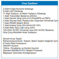 FC991-00/00/1100 DEBİ ÖLÇÜM VE KONTROL CİHAZI