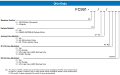 FC991-00/00/1100 DEBİ ÖLÇÜM VE KONTROL CİHAZI