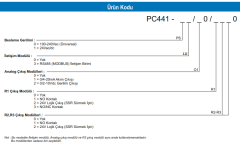 PC441-00/00/1100 ADIM KONTROL CİHAZI