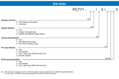 PC771-00/00/1100 ADIM KONTROL CİHAZI