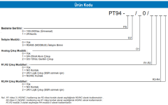 PT94-00/00/1100 DIGITAL POTANSİYOMETRE