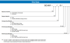 SC491-00/00/1100 PROGRAMLANABİLİR KONTROL CİHAZI