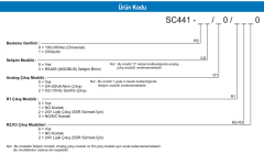 SC441-00/00/1100 PROGRAMLANABİLİR KONTROL CİHAZI