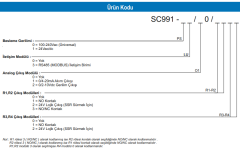SC991-00/00/1100 PROGRAMLANABİLİR KONTROL CİHAZI