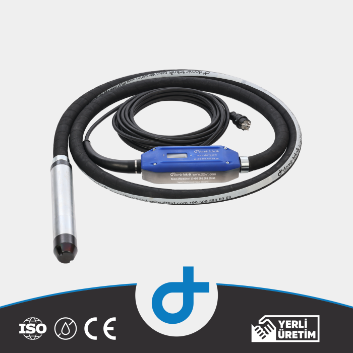 DT 220 ECO - 60mm BETON VİBRATÖRÜ (HORTUM 5 mt DIŞ KABLO 10 mt )