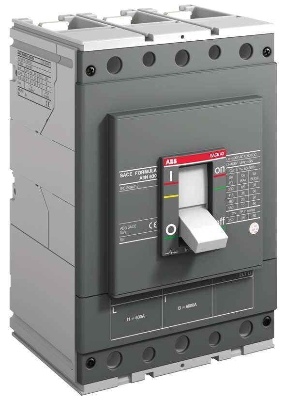 A3S 630A SABİT TİP MİKROİŞLEMCİLİ FORMULA ŞALTER 50kA